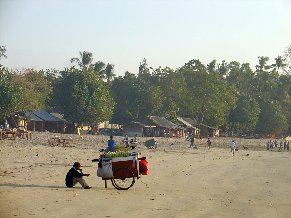 Abendstimmung at beach of Jimbaran
