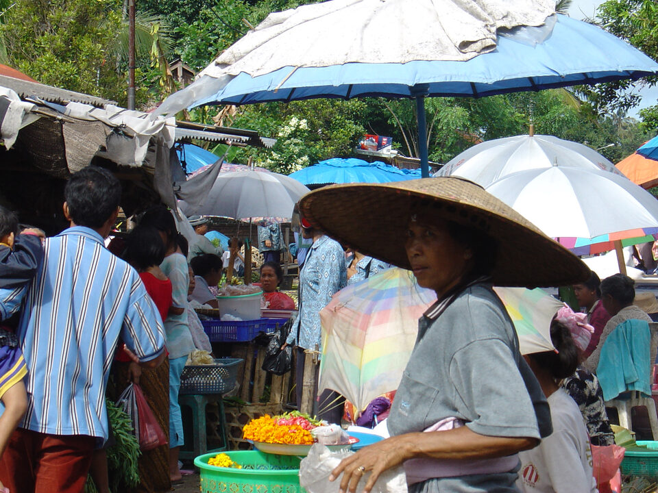 village market in Bali