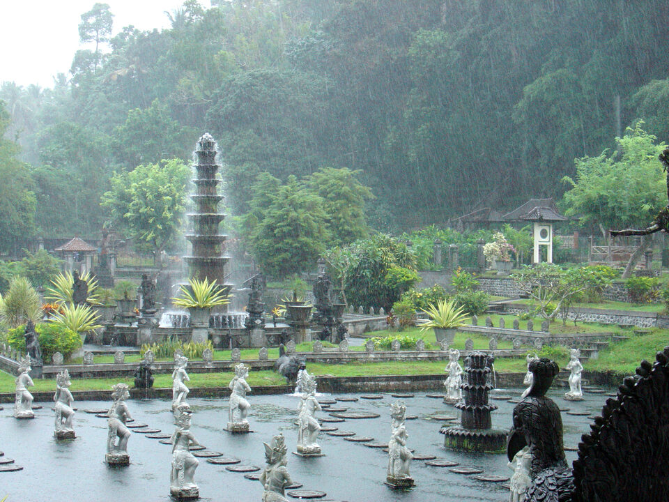 royal baths Tirta Gangga in Ostbali