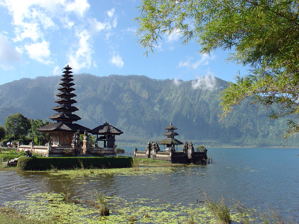 Pura Ulun Danu temple on Lake Bratan near Bedugul